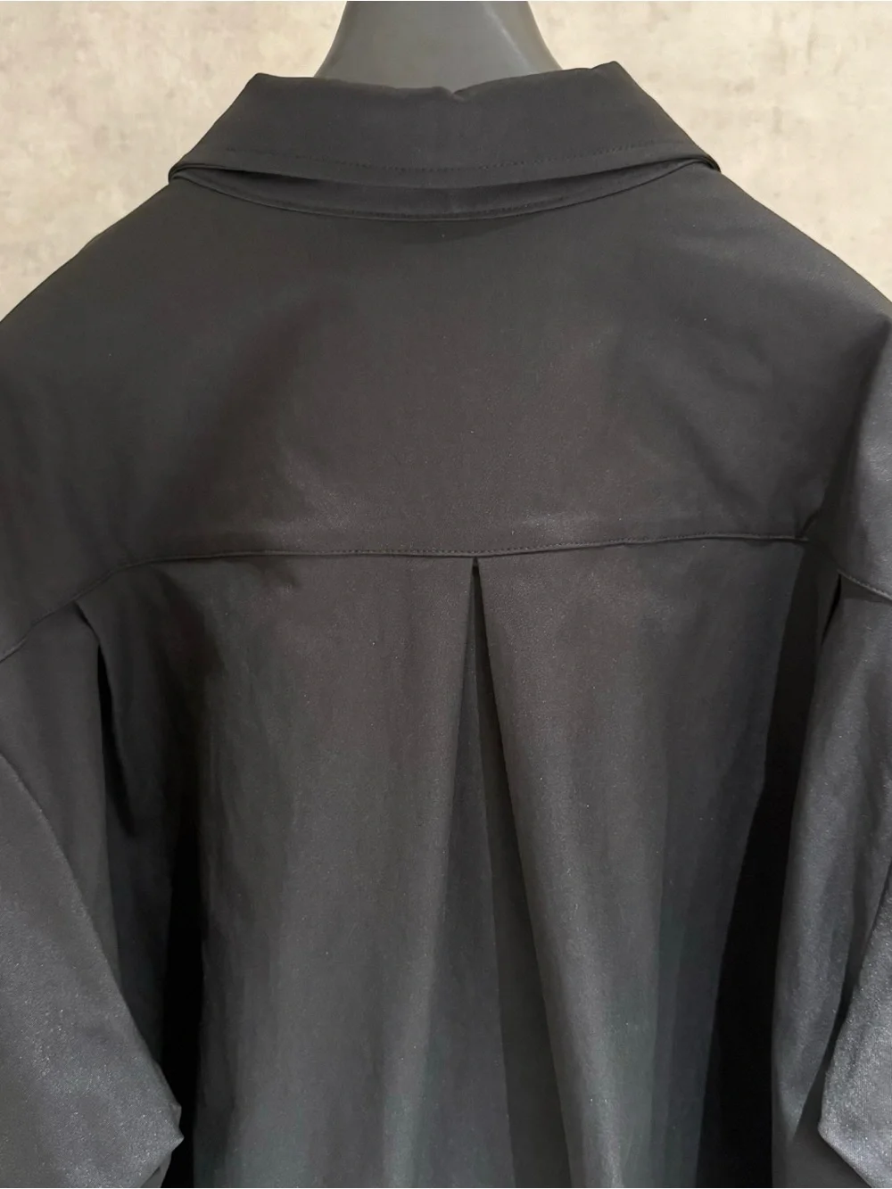 Chrome Hearts Black Lightweight Zip Jacket with Subtle Embroidery